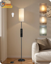 64.4 Dimmable Floor Lamp for Living Room with Remote and Foot Switch