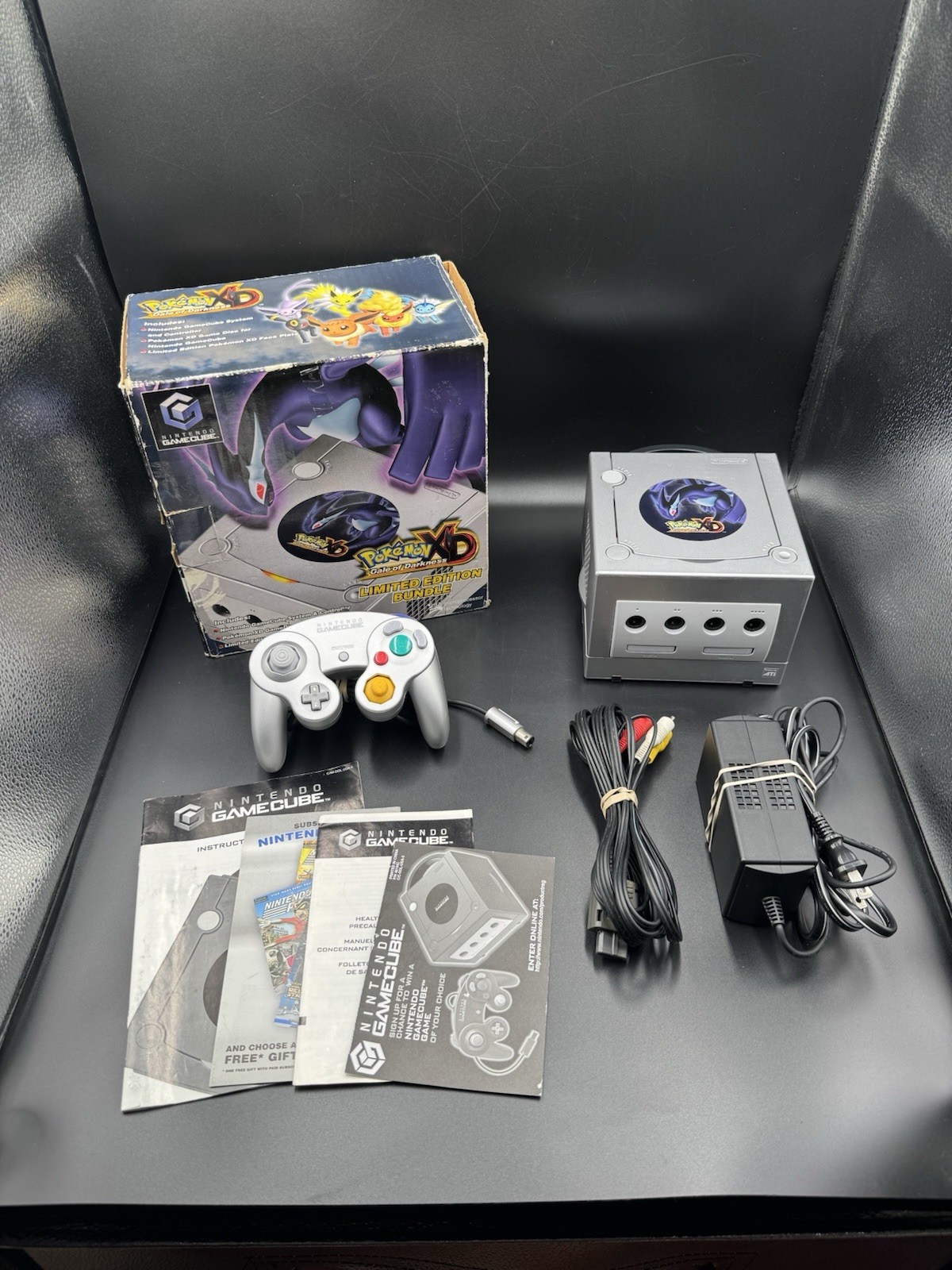 Nintendo Gamecube Pokemon XD Gale of Darkness Limited Edition Console In Box