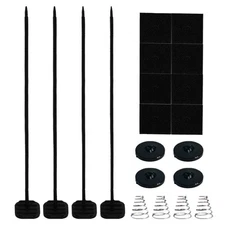 1 Set Electric Radiator Fan Tie Strap Mounting Kit Zip Ties Straps Tabs Springs