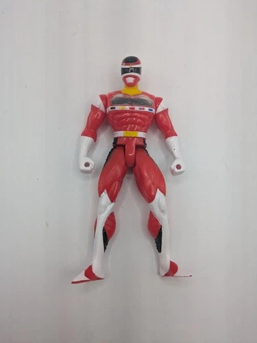 Vintage 1997 Bandai MMPR Mighty Morphin Power Rangers Red Rangers In Space USED