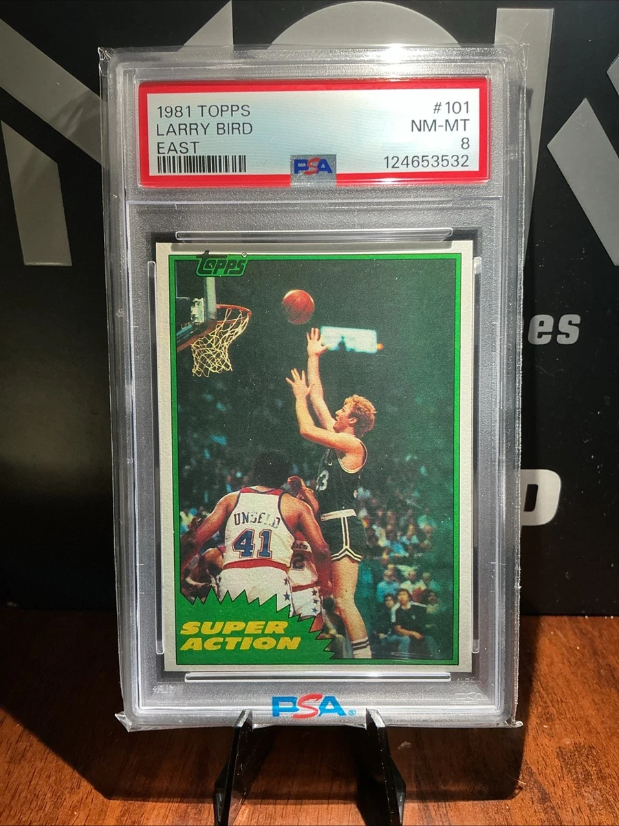Topps Larry Bird 8 Graded Basketball Sports Trading Cards