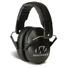 Walker's Game Ear Low Profile Folding Muff, Black