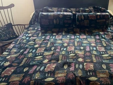 FUTON COVER Rustic Woods Cabin, Cozy Cottage, Log Cabin Decor