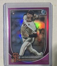 2025 Bowman Chrome - Hayden Birdsong, Hayden Birdsong #63 Fuchsia Refractor /299