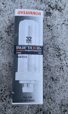  6 Sylvania Dulux T/E 32W CFL Bulbs   Long Life, Neutral White - 8 each