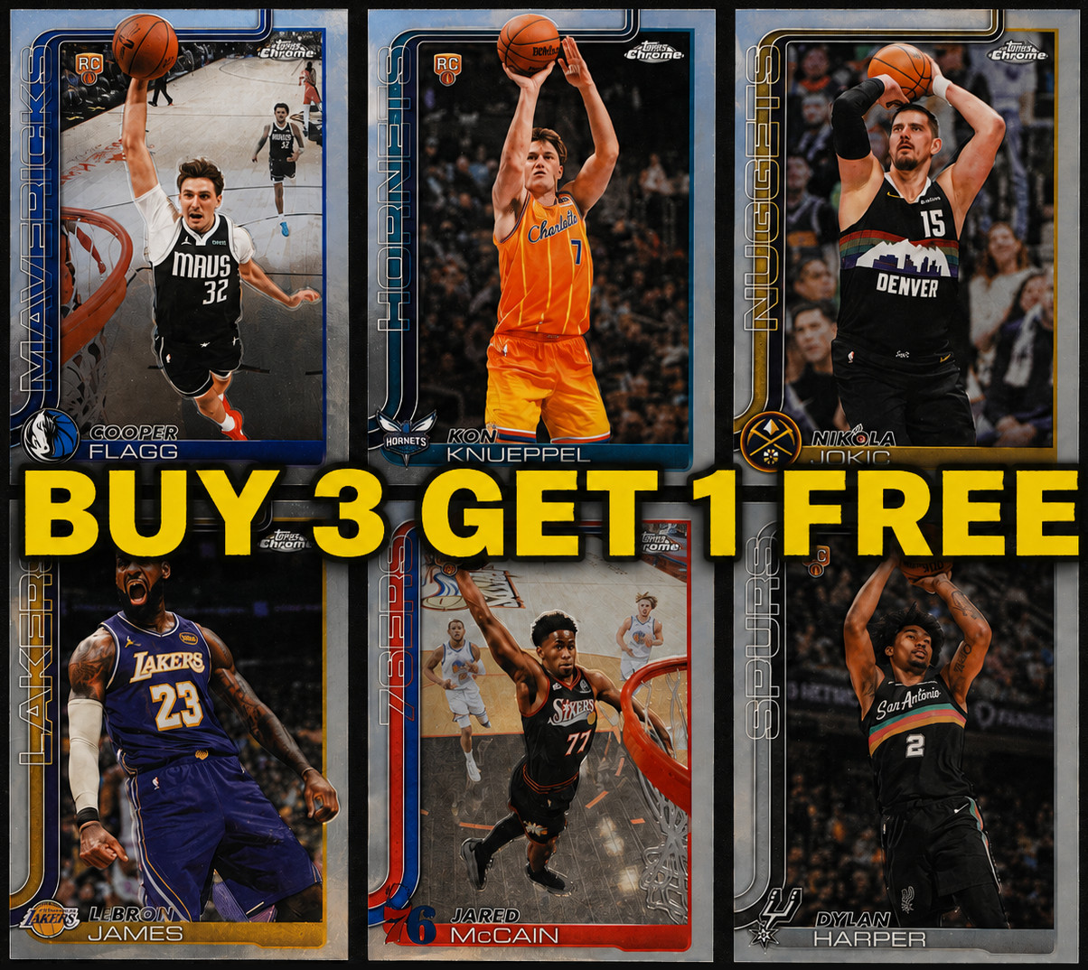 2025-26 Topps Chrome Update Basketball BASE 1-200 You Pick & Complete Your Set