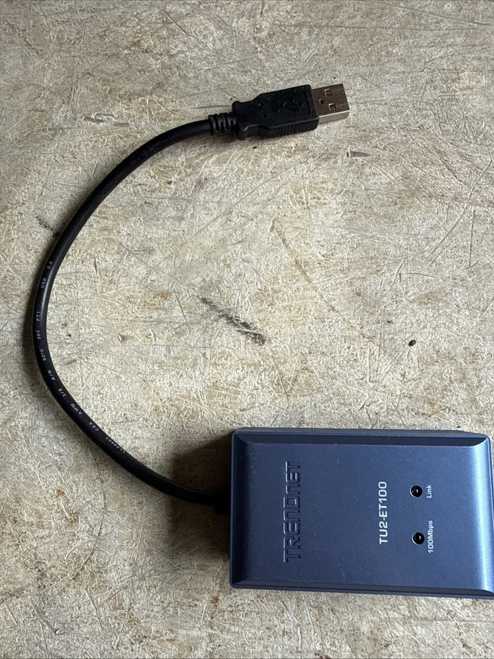 TRENDnet TU2-ET100 Fast Ethernet Adapter USB 2.0 to 10/100 Nintendo Wii Ready - Image 2 of 3