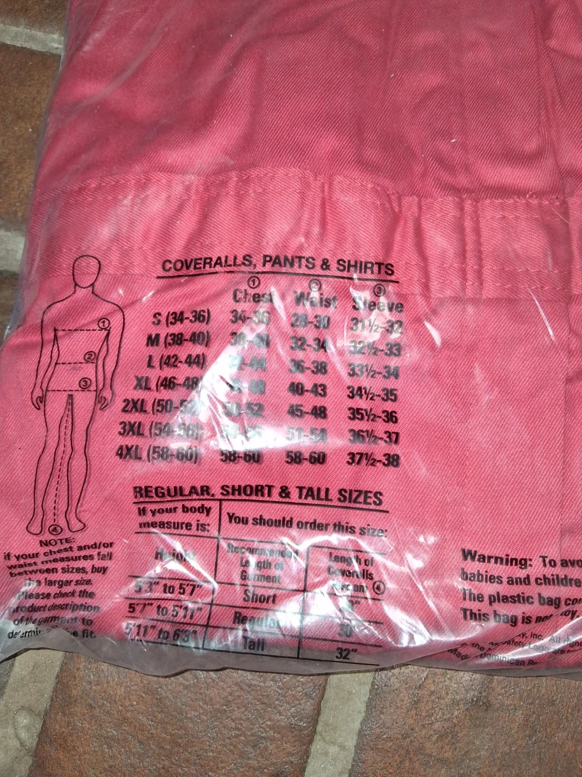 MCR Safety Deluxe FR Coverall DC1R52 Flame Resistant Regular Size 52 NWT Red image 7