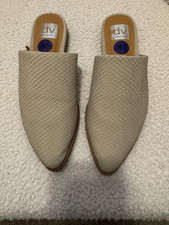 Dolce Vita Itzel Snake Slide Mules Color Tan Size 8.5 M NWB