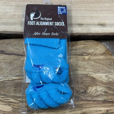 The Original Foot Alignment After Hours Socks Medium NIP Blue