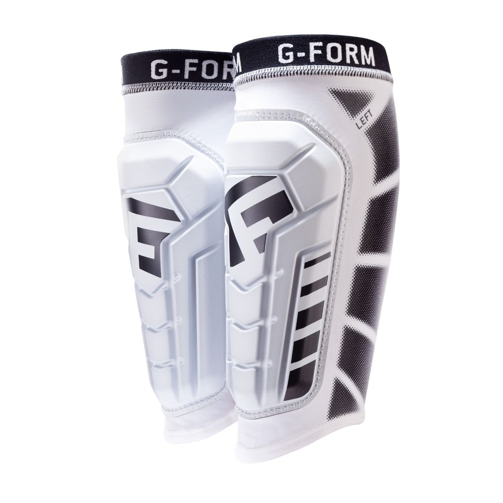 G-Form Pro-S Vento Shin Guards for Soccer Men Women White 3-Day Shipping