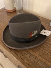 Capas Headwear, Brown, Godfather Hat. Large, With Tags.