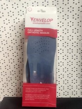 Envelop Insoles for Men and Women - Orthotic Insoles Men 5.5-7 Women7-8.5 1D
