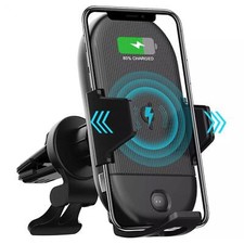 CAR WIRELESS CHARGER MOUNT AIR VENT HOLDER FAST CHARGE CRADLE DOCK for PHONES