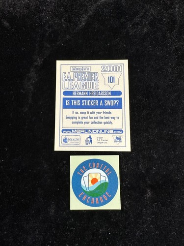 Merlin's F.A. Premier League 2001 | Blue Back | Sticker(s) aussuchen | #1-253 - Bild 203 von 497