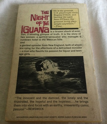 The Night of the Iguana by Tennessee Williams 1961 Signet PB T4170 - Picture 3 of 6