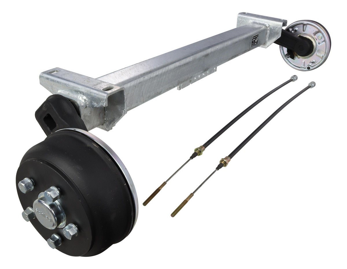 Schlegl 1400kg Anhänger Achse SB14 - 1600mm - Radanschluss 5 X 112 Gebremst