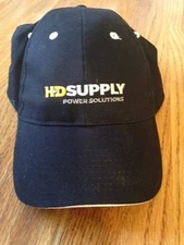 HD SUPPLY POWER SOLUTIONS HAT LOW PROFILE ADJUSTABLE STRAP BACK BLACK NWOT 