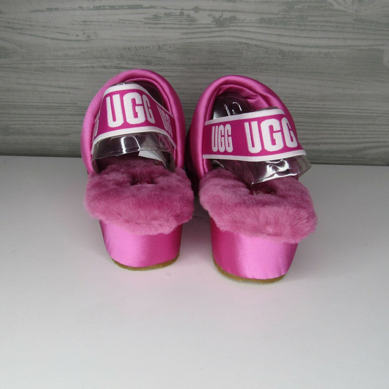 UGG WOMEN’S PUFF YEAH SATIN SHEEPSKIN INDOOR OUTDOOR SLIPPERS US 10 eBay