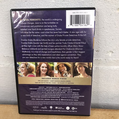 Frankie Drake Mysteries Seasons 1 & 2 (DVD 2017, 2018) PBS CBC First & Second - Picture 6 of 7