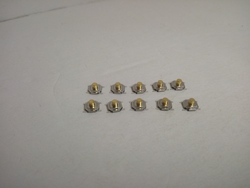 10x Pack Lot 4 x 4 x 3 mm Push Touch Tactile Momentary Micro Button Switch SMD - Picture 2 of 8