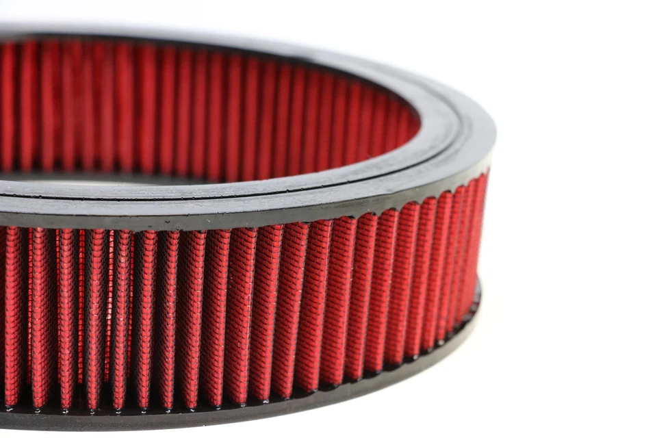 Limpiador de aire redondo lavable rojo para Dodge Lincoln Mercury Foto 2 de 3