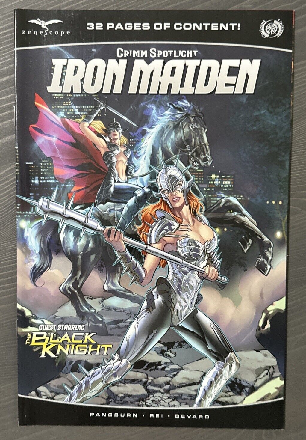 Grimm Spotlight Iron Maiden 1A variant 2022  Zenescope Comics Black Knight  A03