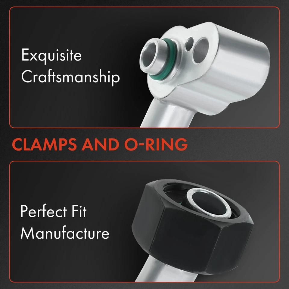 A/C Discharge Line for Audi A6 Quattro 2000-2004 S6 2002-2003 4.2L High Pressure - Image 3 of 4