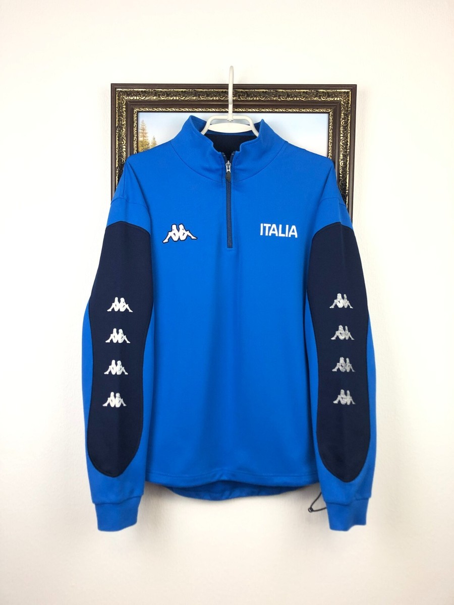 Vintage Kappa Italy Football Jacket Sweatshirt Soccer Track