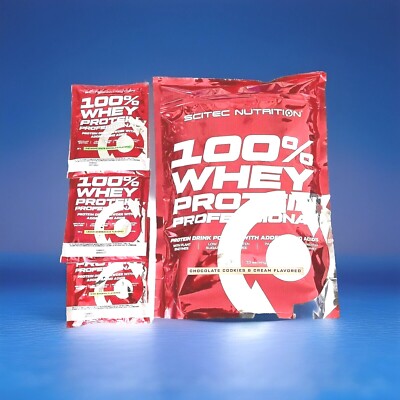 (34,90 /kg)Scitec Nutrition 100%Whey Protein Professional 1000g(1 kg)+3 Proben