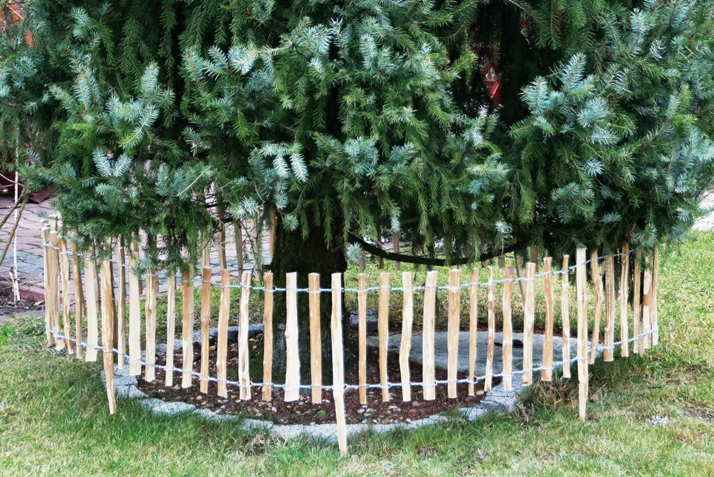 Staketenzaun Holzzaun Imprägniert Staketen Zaun H 50cm Länge 5m Abst. 7-8cm V38