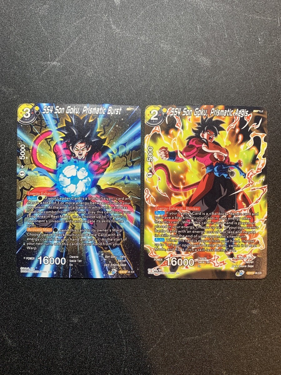 SS4 Son Goku, Prismatic Burst Aegis 2021 Anniversary Dragon