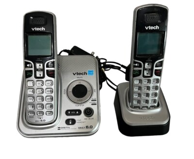 Vtech CS6229-3 DECT 6.0 Digital Cordless Answering System 2 Handsets NO BATTERY