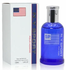 NY Sport Eau de Parfum Men's Cologne Perfume Pour Homme Vaporisateur 3.4 oz 100