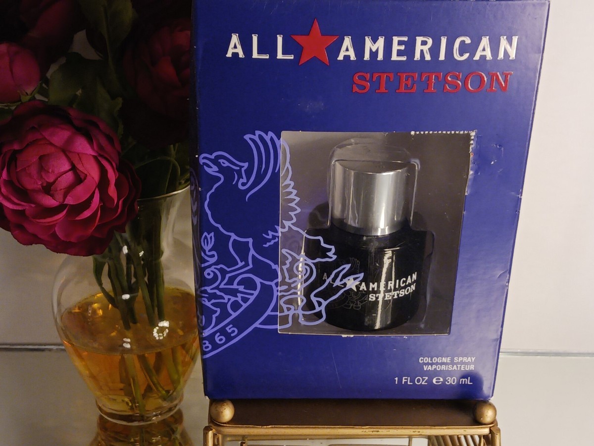 STETSON ALL AMERICAN COLOGNE SPRAY OZ/30 ML NEW IN BOX
