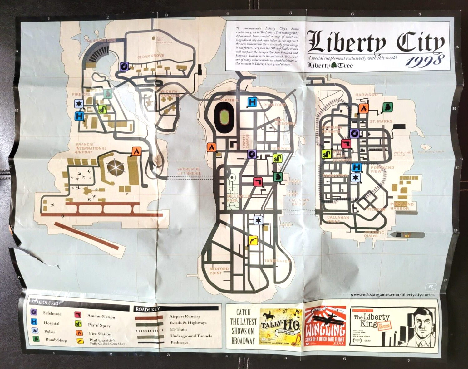 Grand Theft Auto GTA Liberty City Stories Sony PSP COMPLETE Map/Manual  TESTED 827307930065