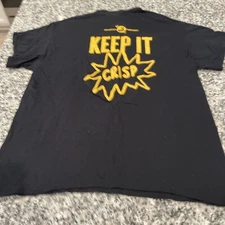 Black Brooklyn Brewery Graphic T Shirt L Beer Keep It Crisp