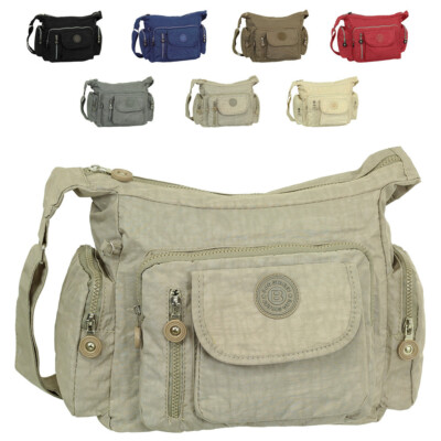 Umhängetasche Schultertasche Sporttasche Reisetasche Damen Herren Tasche Nylon 
