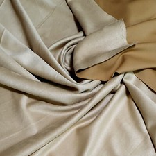 HEAVY 4-WAY STRETCH SOFT POLYESTER FAUX SUEDE FABRIC UPHOLSTERY CRAFT JACKET 58"