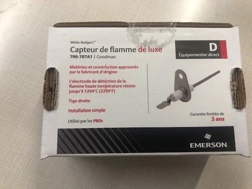 Emerson White Rodgers 790-707A1 Premium Flame Sensor Straight Rod