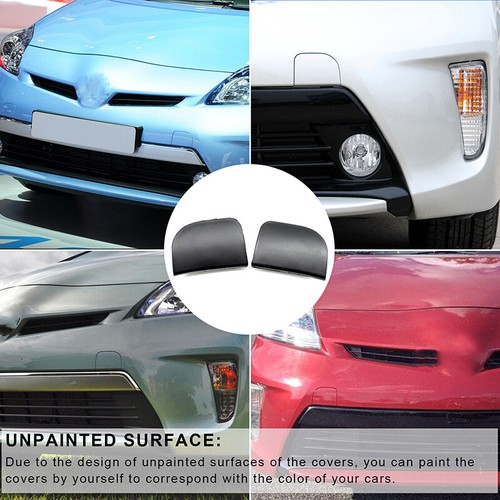 1Pair for Toyota Prius 2012-2015 Front Tow Hook Bumper Eye Cover Right Left Cap - Picture 3 of 9