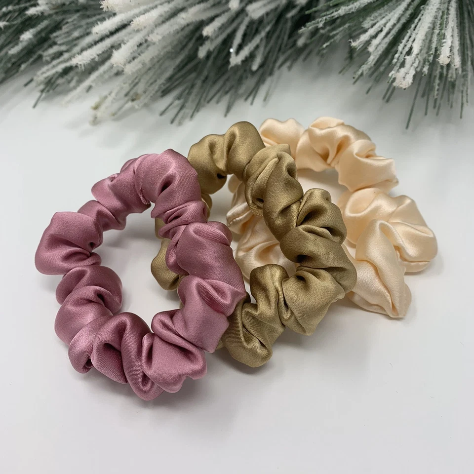 Paquete de 3 corbatas ajustadas de seda genuina 100 % pura Foto 3 de 4