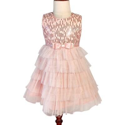 open lace back dress Jona Michelle Dress - Pink Floral main image 0