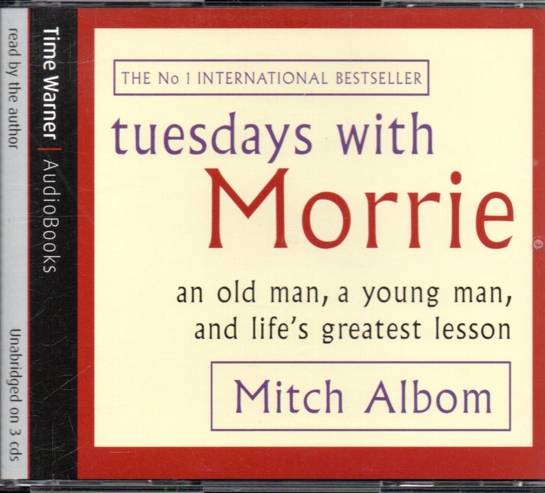 TUESDAYS WITH MORRIE by Mitch Alborn -3xCD Audiobook *NEW (Unsealed)* Unabridged