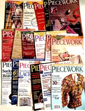 Piecework mags, 1993-2018, $2-3.99 each, choose your issues, misc textile crafts