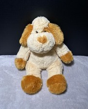 The Bear Mill Dog Plush Tan Brown Puppy Soft Toy Pet Stuffed Animal 15” Lovey
