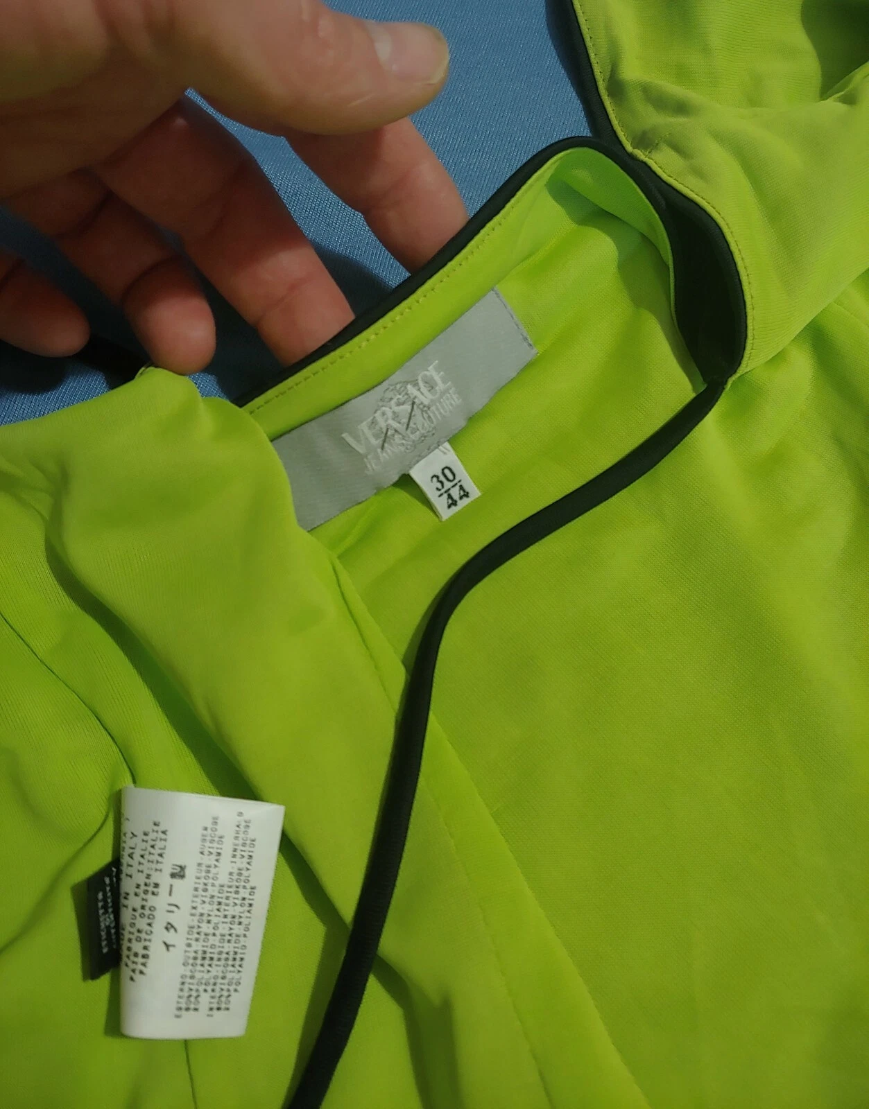 DRESS woman 90's VERSACE JEANS COUTURE made in Italy TG 30 44 circa M NEW Rare