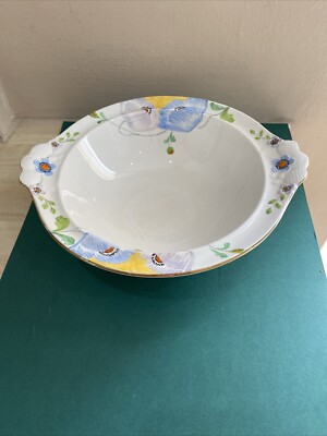 Grafton Porzellan Salatschüssel 20er Jahre handbemalt