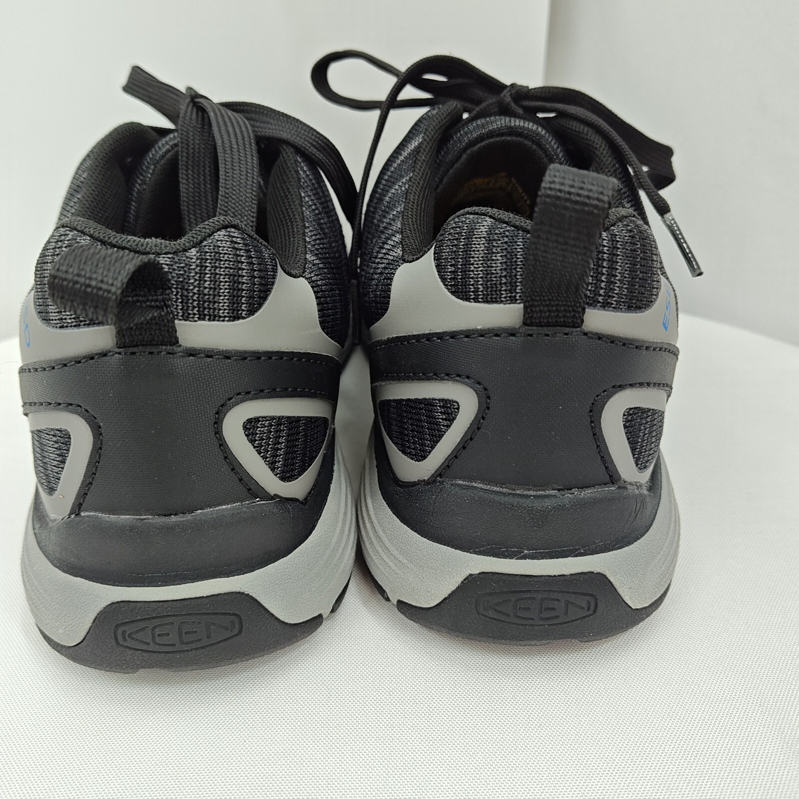 Scarpe Keen Donna 9 M Utility Punta Alluminio Sneakers Sicurezza Lavoro Grigio Stringate