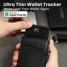 GPS Wallet Tracker Smart Card Locator, Global Tracking Works with Apple Find My